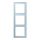 Jung LC983208 Rahmen 3-fach LC32022 (Duroplast lackiert) Outremerclair Les Couleurs® Le Corbusier
