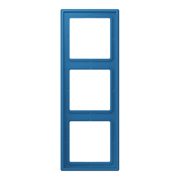Jung LC983211 Rahmen 3-fach LC32030 (Duroplast lackiert) Bleu Céruléen 31 Les Couleurs® Le Corbusier
