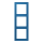 Jung LC983211 Rahmen 3-fach LC32030 (Duroplast lackiert) Bleu Céruléen 31 Les Couleurs® Le Corbusier