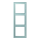 Jung LC983214 Rahmen 3-fach LC32033 (Duroplast lackiert) Céruléen Clair Les Couleurs® Le Corbusier