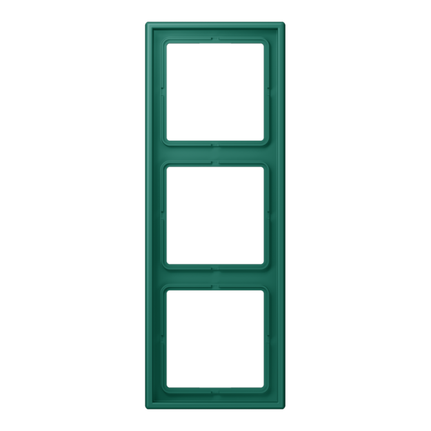 Jung LC983216 Rahmen 3-fach LC32040 (Duroplast lackiert) Vert Anglais Les Couleurs® Le Corbusier