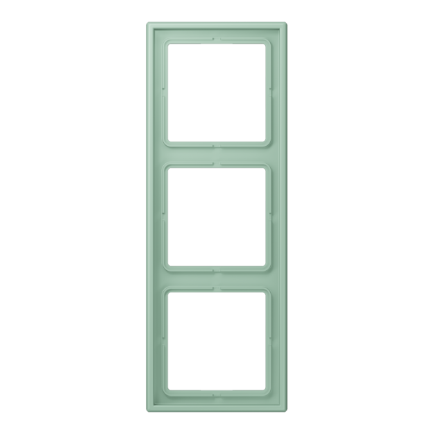 Jung LC983217 Rahmen 3-fach LC32041 (Duroplast lackiert) Vert Anglais Clair Les Couleurs® Le Corbusier