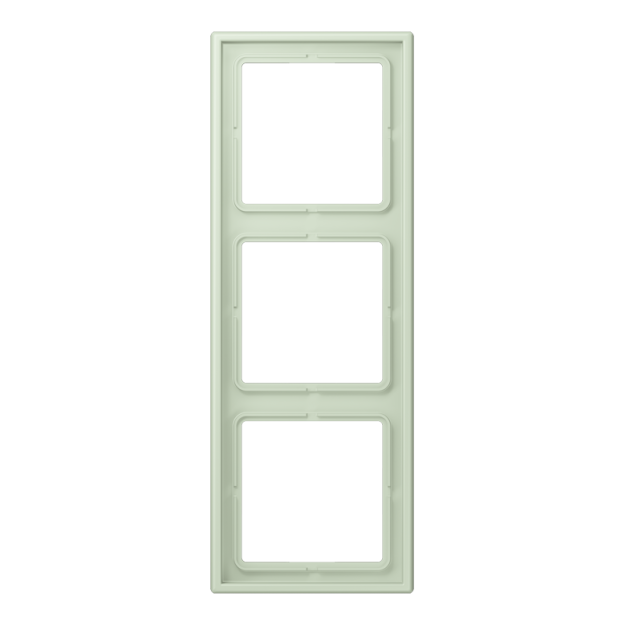 Jung LC983218 Rahmen 3-fach LC32042 (Duroplast lackiert) Vert Anglâis Pale Les Couleurs® Le Corbusier