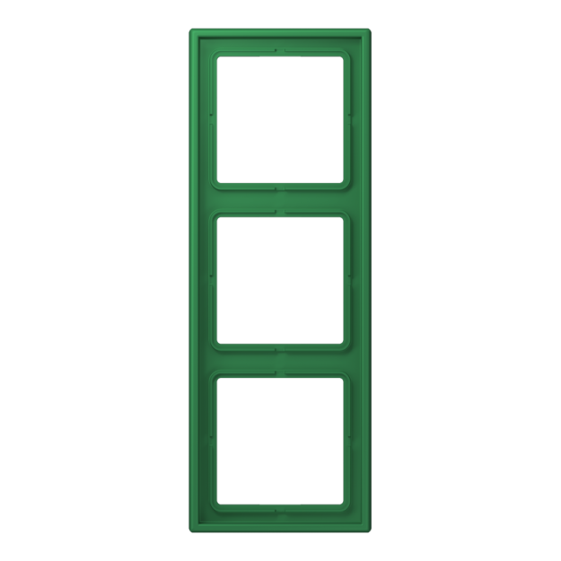 Jung LC983219 Rahmen 3-fach LC32050 (Duroplast lackiert) Vert Foncé Les Couleurs® Le Corbusier