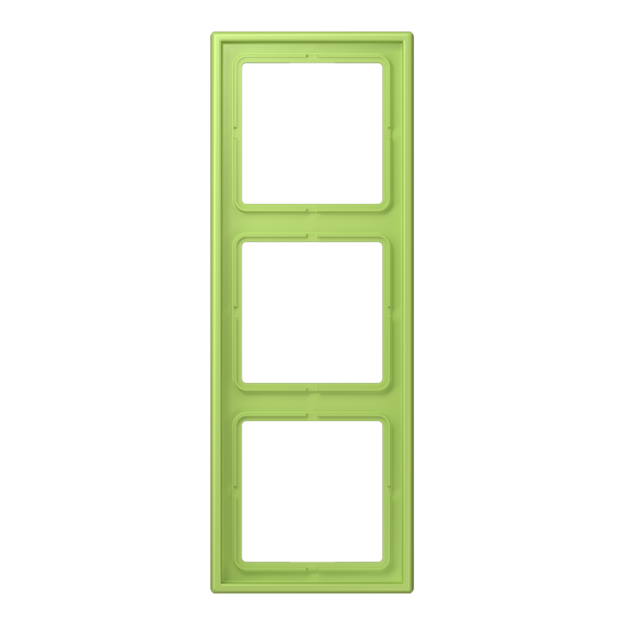 Jung LC983221 Rahmen 3-fach LC32052 (Duroplast lackiert) Vert Clair Les Couleurs® Le Corbusier