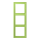 Jung LC983221 Rahmen 3-fach LC32052 (Duroplast lackiert) Vert Clair Les Couleurs® Le Corbusier