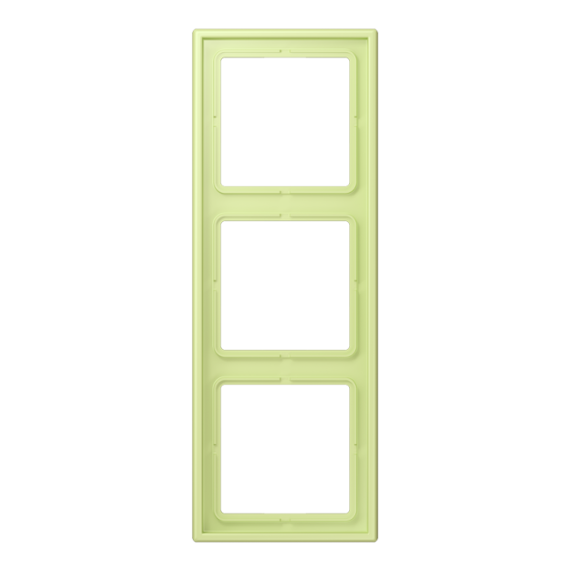 Jung LC983222 Rahmen 3-fach LC32053 (Duroplast lackiert) Vert Jaune Clair Les Couleurs® Le Corbusier