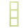Jung LC983222 Rahmen 3-fach LC32053 (Duroplast lackiert) Vert Jaune Clair Les Couleurs® Le Corbusier