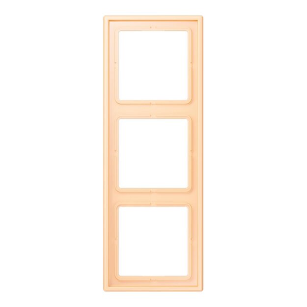 Jung LC983223 Rahmen 3-fach LC32060 (Duroplast lackiert) Ocre Les Couleurs® Le Corbusier