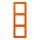 Jung LC983224 Rahmen 3-fach LC32080 (Duroplast lackiert) Orange Les Couleurs® Le Corbusier