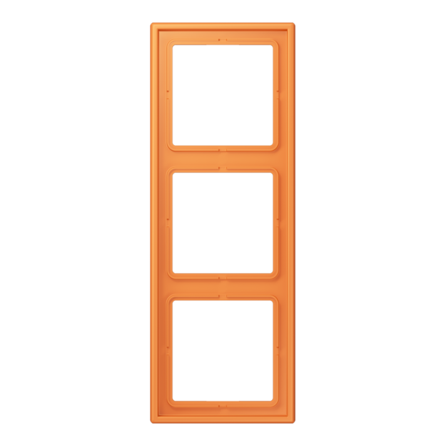 Jung LC983225 Rahmen 3-fach LC32081 (Duroplast lackiert) Orange Clair Les Couleurs® Le Corbusier