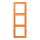 Jung LC983225 Rahmen 3-fach LC32081 (Duroplast lackiert) Orange Clair Les Couleurs® Le Corbusier