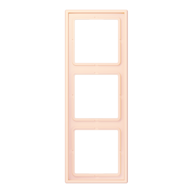 Jung LC983226 Rahmen 3-fach LC32082 (Duroplast lackiert) Orange Pâle Les Couleurs® Le Corbusier