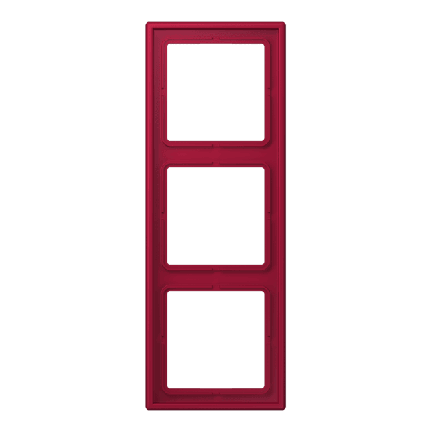Jung LC983229 Rahmen 3-fach LC32100 (Duroplast lackiert) Rouge Carmin Les Couleurs® Le Corbusier