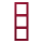 Jung LC983229 Rahmen 3-fach LC32100 (Duroplast lackiert) Rouge Carmin Les Couleurs® Le Corbusier
