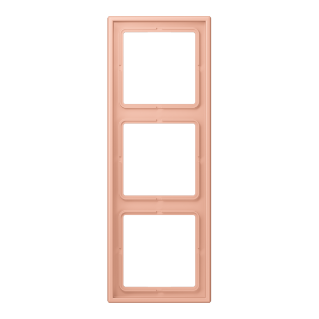 Jung LC983231 Rahmen 3-fach LC32102 (Duroplast lackiert) Rose Clair Les Couleurs® Le Corbusier