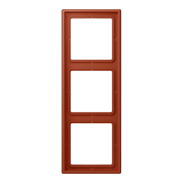 Jung LC983232 Rahmen 3-fach LC32110 (Duroplast lackiert) LOcre Rouge Les Couleurs® Le Corbusier