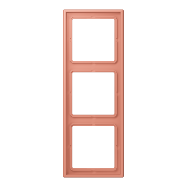Jung LC983233 Rahmen 3-fach LC32111 (Duroplast lackiert) LOcre Rouge Moyen Les Couleurs® Le Corbusier