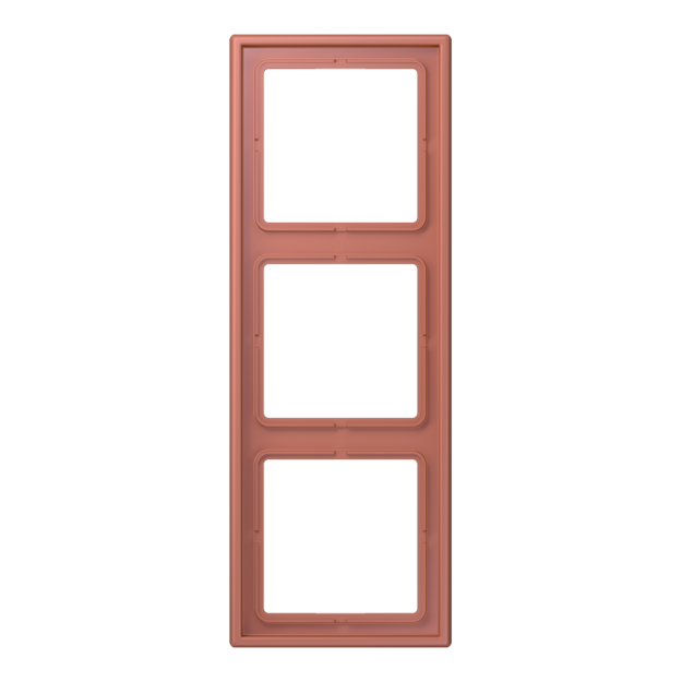 Jung LC983236 Rahmen 3-fach LC32121 (Duroplast lackiert) Terre Sienne Brique Les Couleurs® Le Corbusier