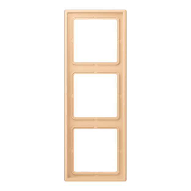 Jung LC983237 Rahmen 3-fach LC32122 (Duroplast lackiert) Terre Sienne Claire 31 Les Couleurs® Le Corbusier