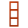 Jung LC983244 Rahmen 3-fach LC4320A (Duroplast lackiert) Rouge Vermillon 59 Les Couleurs® Le Corbusier