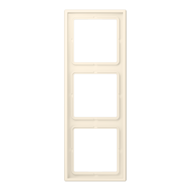 Jung LC983245 Rahmen 3-fach LC4320B (Duroplast lackiert) Blanc Ivoire Les Couleurs® Le Corbusier
