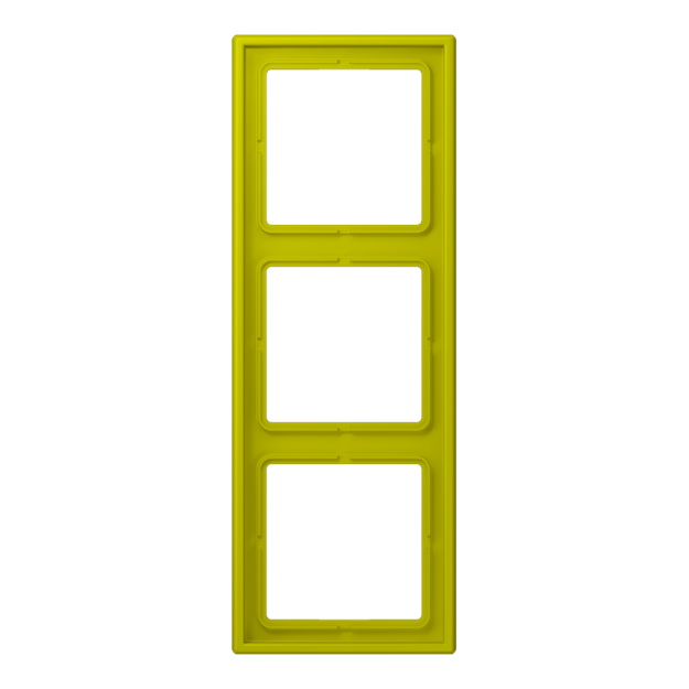 Jung LC983249 Rahmen 3-fach LC4320F (Duroplast lackiert) Vert Olive Vif Les Couleurs® Le Corbusier