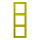 Jung LC983249 Rahmen 3-fach LC4320F (Duroplast lackiert) Vert Olive Vif Les Couleurs® Le Corbusier
