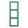 Jung LC983250 Rahmen 3-fach LC4320G (Duroplast lackiert) Vert 59 Les Couleurs® Le Corbusier