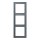 Jung LC983251 Rahmen 3-fach LC4320H (Duroplast lackiert) Gris 59 Les Couleurs® Le Corbusier