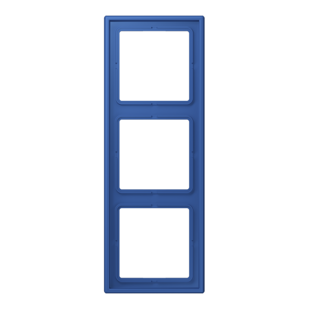 Jung LC983253 Rahmen 3-fach LC4320K (Duroplast lackiert) Bleu Outremer 59 Les Couleurs® Le Corbusier