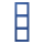 Jung LC983253 Rahmen 3-fach LC4320K (Duroplast lackiert) Bleu Outremer 59 Les Couleurs® Le Corbusier