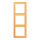 Jung LC983254 Rahmen 3-fach LC4320L (Duroplast lackiert) Ocre Jaune Clair Les Couleurs® Le Corbusier