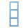 Jung LC983256 Rahmen 3-fach LC4320N (Duroplast lackiert) Bleu Céruléen 59 Les Couleurs® Le Corbusier