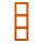 Jung LC983260 Rahmen 3-fach LC4320S (Duroplast lackiert) Orange Vif Les Couleurs® Le Corbusier