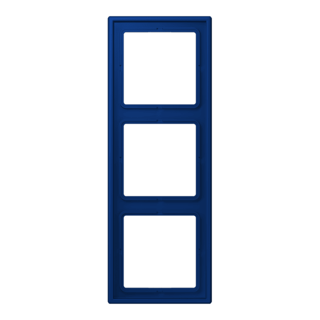 Jung LC983261 Rahmen 3-fach LC4320T (Duroplast lackiert) Bleu Outremer Foncé Les Couleurs® Le Corbusier
