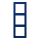 Jung LC983261 Rahmen 3-fach LC4320T (Duroplast lackiert) Bleu Outremer Foncé Les Couleurs® Le Corbusier