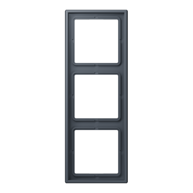 Jung LC983262 Rahmen 3-fach LC4320U (Duroplast lackiert) Gris Fonce 59 Les Couleurs® Le Corbusier