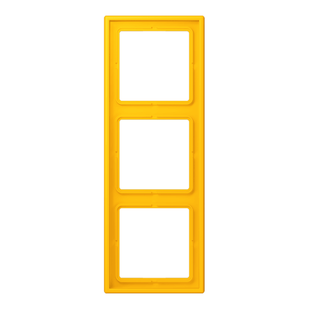 Jung LC983263 Rahmen 3-fach LC4320W (Duroplast lackiert) Le Jaune Vif Les Couleurs® Le Corbusier