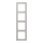 Jung LC984205 Rahmen 4-fach LC32013 (Duroplast lackiert) Gris Clair 31 Les Couleurs® Le Corbusier