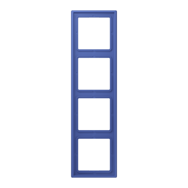 Jung LC984206 Rahmen 4-fach LC32020 (Duroplast lackiert) Bleu Outremer 31 Les Couleurs® Le Corbusier