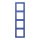Jung LC984206 Rahmen 4-fach LC32020 (Duroplast lackiert) Bleu Outremer 31 Les Couleurs® Le Corbusier