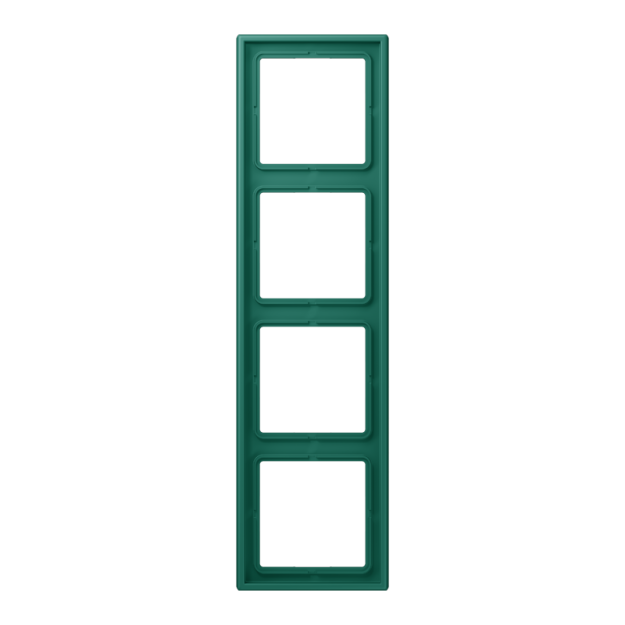 Jung LC984216 Rahmen 4-fach LC32040 (Duroplast lackiert) Vert Anglais Les Couleurs® Le Corbusier