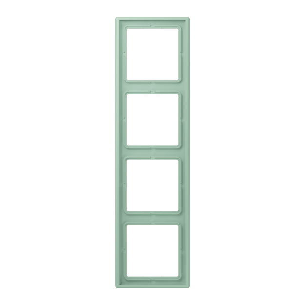 Jung LC984217 Rahmen 4-fach LC32041 (Duroplast lackiert) Vert Anglais Clair Les Couleurs® Le Corbusier