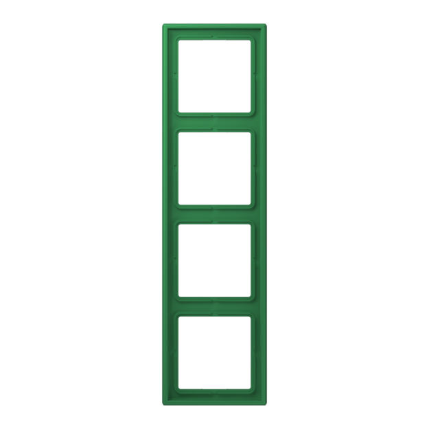 Jung LC984219 Rahmen 4-fach LC32050 (Duroplast lackiert) Vert Foncé Les Couleurs® Le Corbusier