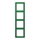Jung LC984219 Rahmen 4-fach LC32050 (Duroplast lackiert)...