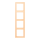 Jung LC984223 Rahmen 4-fach LC32060 (Duroplast lackiert) Ocre Les Couleurs® Le Corbusier