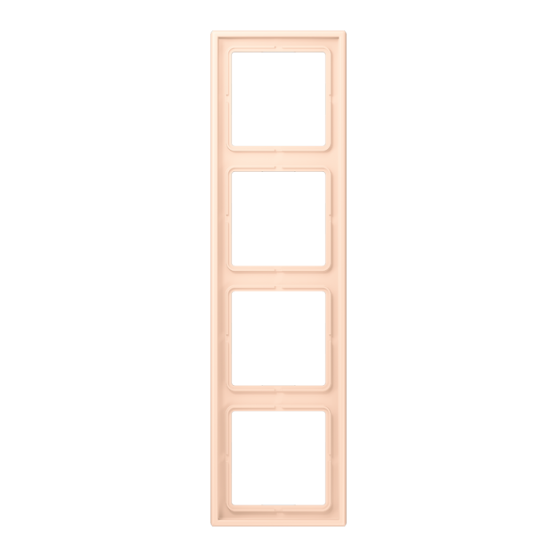 Jung LC984228 Rahmen 4-fach LC32091 (Duroplast lackiert) Rose Pâle Les Couleurs® Le Corbusier