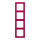 Jung LC984230 Rahmen 4-fach LC32101 (Duroplast lackiert) Rouge Rubia Les Couleurs® Le Corbusier