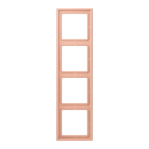 Jung LC984231 Rahmen 4-fach LC32102 (Duroplast lackiert) Rose Clair Les Couleurs® Le Corbusier